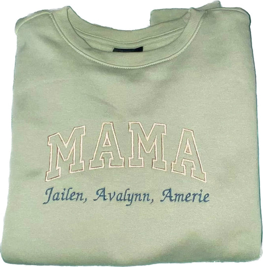 MAMA Embroidery Sweatshirt